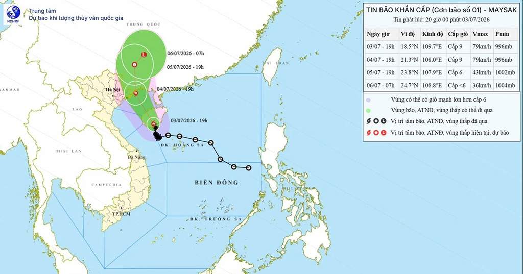 Le Vietnam face aux rafales dévastatrices de la tempête Malakas