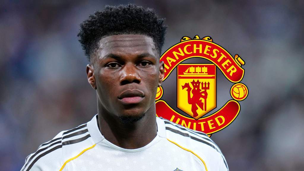 Aurelien Tchouameni sous le maillot du Real Madrid ciblé par un transfert à Manchester United