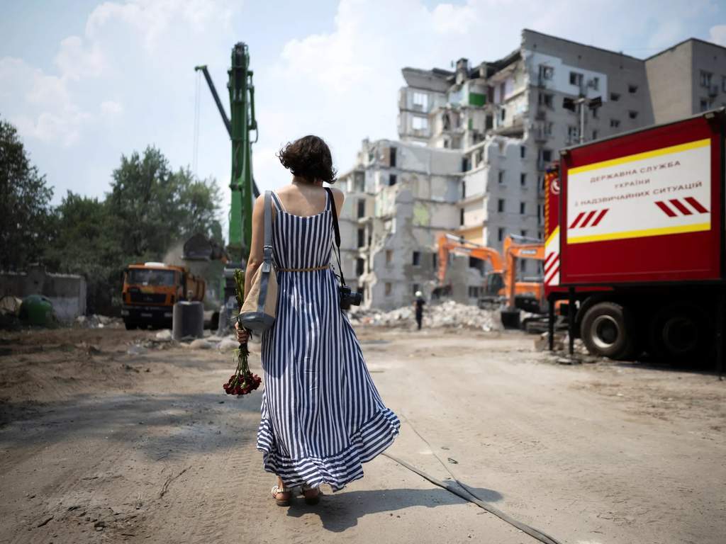 Des blindés détruits sur le front de l'Est en Ukraine.
